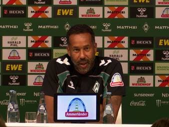 Werder-Coach Daniel Thioune reagiert auf die Nichtnominierung von Niclas Füllkrug in den Kader von Bundestrainer Jürgen Klopp.