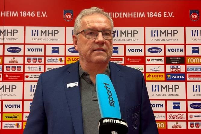 Hier stärkt Heidenheims Boss Schmidt den Rücken