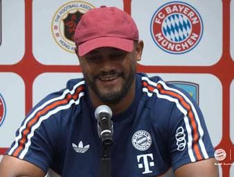 Bayerns Trainer Vincent Kompany spricht über die Saisonziele und macht keinen Hehl aus seinem eigenen Anspruch.