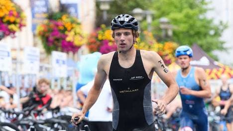 Triathlet Basile Fouchard ist bei den Finals schwer gestürzt
