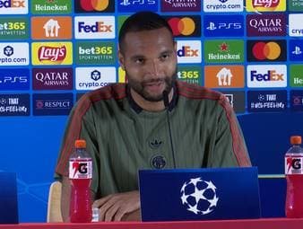 Angesprochen auf das torreiche Hinspiel geht FCB-Verteidiger Jonathan Tah auf die Spielweise der Bayern ein. 
