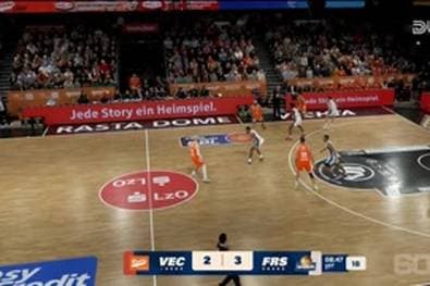 Spiel Highlights zu RASTA Vechta - SKYLINERS Frankfurt