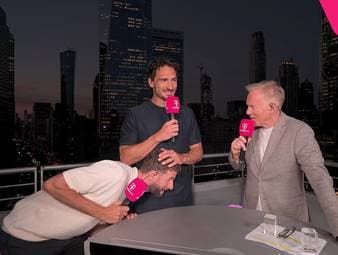 Mit seiner Art ist Thomas Müller ein beliebter TV-Experte. Bei der WM in Nordamerika sorgt der 36-Jährige gemeinsam mit Mats Hummels für ordentliche Unterhaltung.