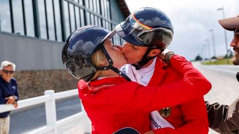 Sophie Hinners und Richard Vogel bei der Europameisterschaft in A Coruna
