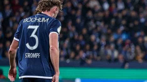 Bochums Philipp Strompf sah gegen den VfB Stuttgart die Rote Karte