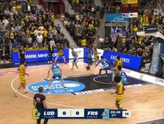 Spiel Highlights zu MHP RIESEN Ludwigsburg - SKYLINERS Frankfurt