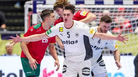 Die deutschen Handballer lieferten sich ein intensives Duell mit Portugal
