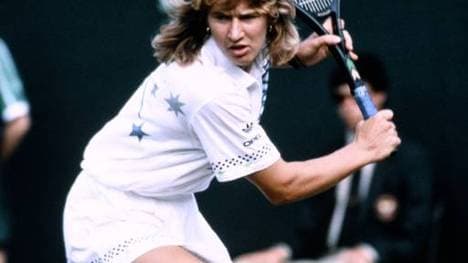 Steffi Graf bei ihrem Triumph in Wimbledon 1988 - auf dem Weg zum einzigen Golden Slam der Tennis-Geschichte