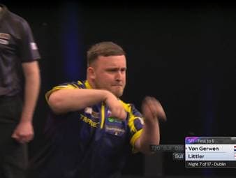 Luke Littler und Michael van Gerwen sorgen im Halbfinale der Premier League of Darts für einen irren Fight. Beide checken den Big Fish und sorgen mehrfach für Highlights.