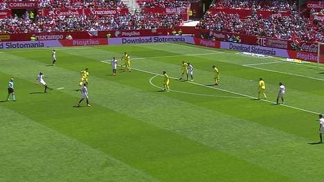 Steven N'Zonzi erzielte aus der Distanz sein erstes Saisontor für den FC Sevilla