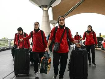 Iranische Fußball-Frauen erreichen Türkei