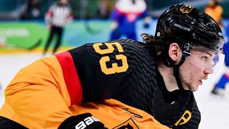 Moritz Seider läuft in der NHL für die Detroit Red Wings auf