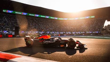Max Verstappen beim Training in Mexiko