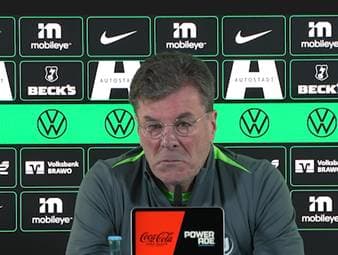 Vor dem Duell mit Bayer Leverkusen stellt Dieter Hecking klar, dass der Druck nicht bei seiner Mannschaft liegt, sondern beim Gegner.