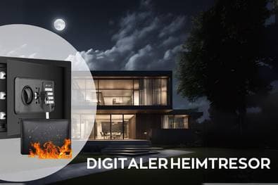 Digitaler Heimtresor mit 23L – Maximale Sicherheit für Ihre Wertsachen!