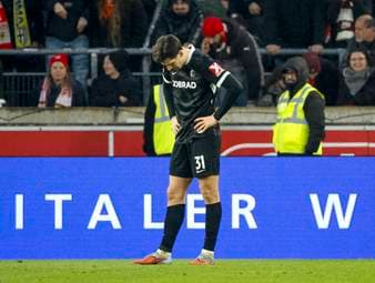"Beschissen!" Freiburg hadert nach später Niederlage