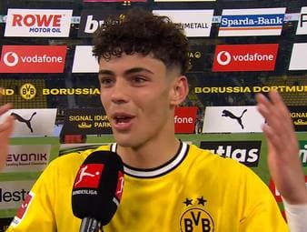 BVB-Youngster Samuele Inácio spricht nach seinem ersten Bundesliga-Tor über die Emotionen und seine Teamkollegen Niklas Süle und Julian Brandt.