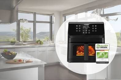 Heißluftfritteuse Airfryer mit Sichtfenster – Perfektes Kochen mit weniger Öl und Energie