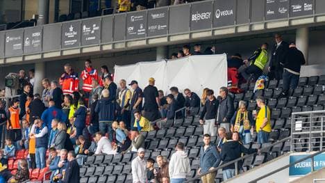 Beim Zweitligaspiel Braunschweig-Dresden ist ein Fan verstorben