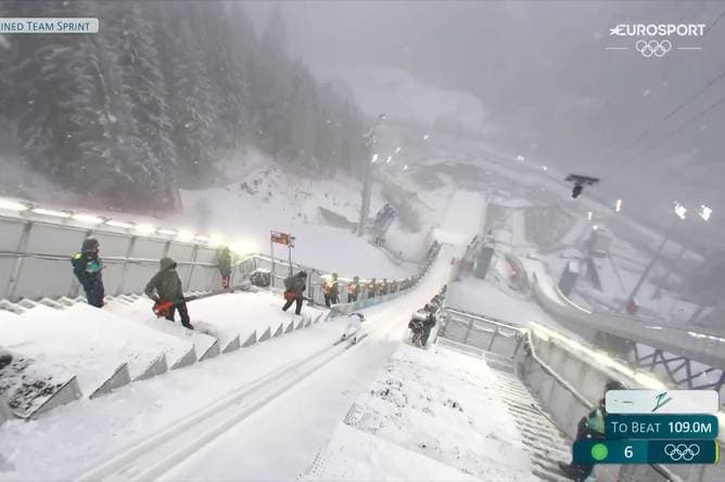 Böser Schreckmoment auf der Schanze!
