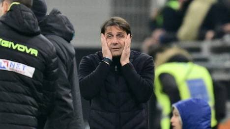 Regte sich mächtig auf: Antonio Conte