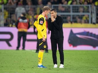 Maximilian Beier will mit dem BVB noch im Meisterschaftsrennen ein Wörtchen mitreden. Zuvor erinnert sich der Stürmer aber an eine besondere Nachspielzeit - und lobt Trainer Niko Kovac. 