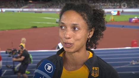Malaika Mihambo war in ihrem ARD-Interview sichtlich angefasst
