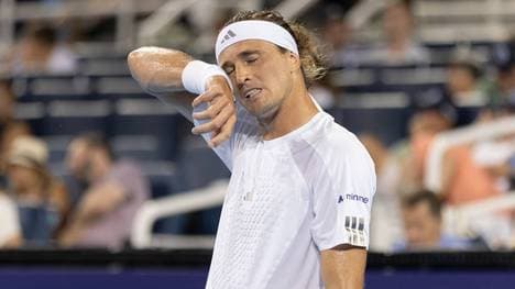 Das Match von Alexander Zverev musste unterbrochen werden