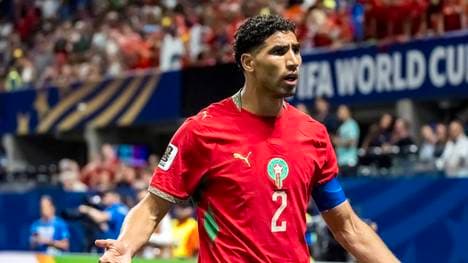 Achraf Hakimi ist aktuell bei der WM aktiv