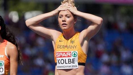 Smilla Kolbe sprach bei der Leichtathletik-EM ein wichtiges Thema an