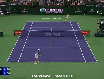 Beim ATP-1000-Turnier in Indian Wells schlägt der Weltranglistenzweite Jannik Sinner das Brasilianische Top-Talent Joao Fonseca und trifft nun im Viertelfinale auf Learner Tien.