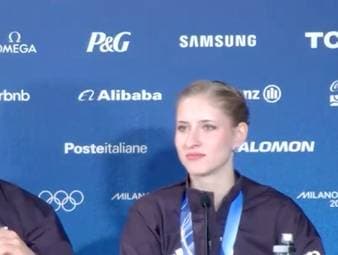 Nach einem emotionalen Olympia-Auftritt im Eiskunstlauf spricht Bronzemedaillengewinnerin Minerva Hase über die starke Reaktion im Programm nach einem Fehler beim Salto.