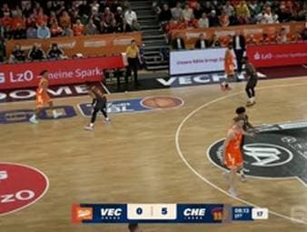 Spiel Highlights zu RASTA Vechta - NINERS Chemnitz