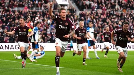 Die werden doch nicht? Hearts jetzt ganz nah am Titel
