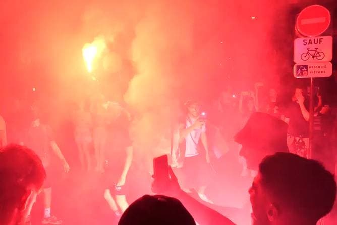 Ekstase in Paris! So feierten die Frankreich-Fans 