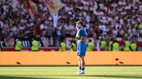 Robert Andrich nach dem Spiel in Stuttgart