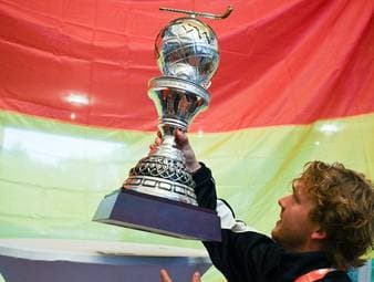 Neue Weltmeister feierlich empfangen