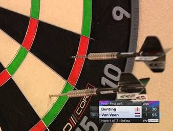 Gian van Veen steht am vierten Spieltag der Premier League of Darts zum dritten Mal im Finale, konnte aber noch keinen Tagessieg holen. Auch gegen Stephen Bunting zieht der Niederländer den kürzeren.