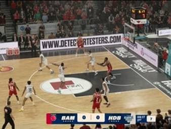 Spiel Highlights zu BMA365 Bamberg Baskets - MLP Academics Heidelberg