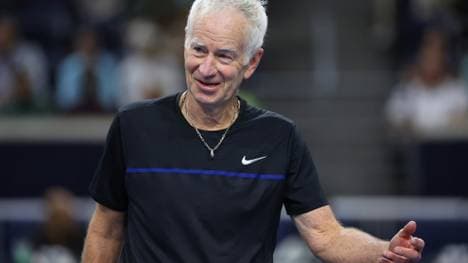 Steht selbst noch manchmal auf dem Court: John McEnroe