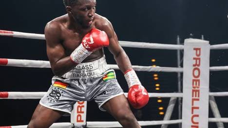 Abass Baraou muss eine Niederlage verdauen