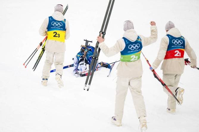 Schreckmoment um Olympiasieger