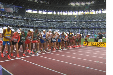 "Noch nie gesehen": Verrückte Szene bei Leichtathletik-WM