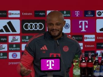 Vor dem Bundesliga-Duell gegen Eintracht Frankfurt kommt es in München zum Schneechaos. Vincent Kompany spricht über die für ihn neuen Erfahrungen mit dem Schnee. 