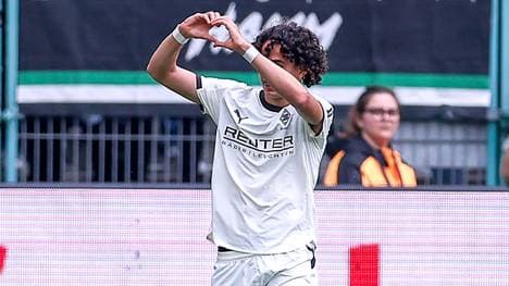 Wael Mohya bejubelt seinen Treffer