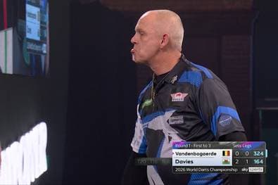 Ist das Baslers Doppelgänger bei der Darts-WM?