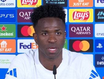 Vor dem Champions-League-Viertelfinale zwischen dem FC Bayern und Real Madrid schwärmt Vinicius Jr. von Harry Kane.