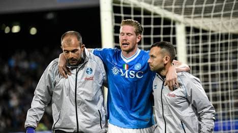 Kevin De Bruyne zählt zu den verletzten Spielern bei Neapel
