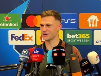 Joshua Kimmich brachte Sporting Lissabon mit seinem Eigentor in Führung. Im Nachgang erklärt er, wie es sich angefühlt hat.