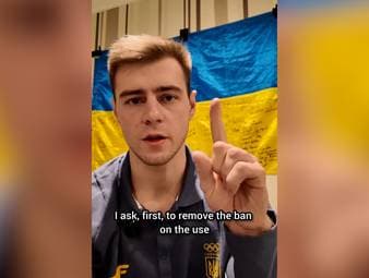 Der Ukrainer Wladislaw Heraskewytsch ist wegen seines Gedenk-Helms vom olympischen Skeleton-Wettbewerb ausgeschlossen worden. Auf seinem Instagram-Kanal hatte er sich kurz zuvor selbst zu Wort gemeldet - mit einer Botschaft, die die nahende Eskalation verdeutlichte.